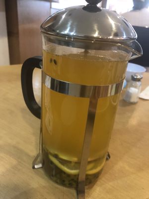 Fruit tea - a must try! at Nature's Vegetarian Restaurant in Petaling Jaya