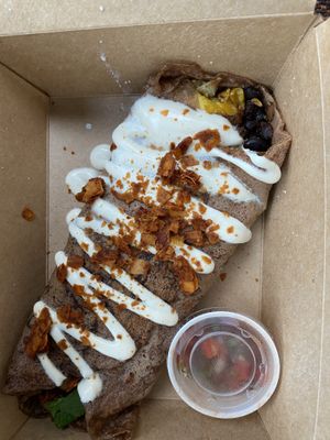 Breakfast burrito at Portia's Diner in Clintonville