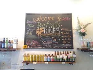 Ordering counter. at Portia's Diner in Clintonville