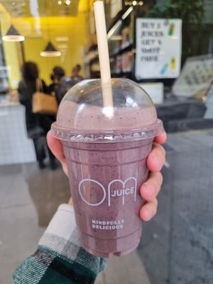 Espress OM with added protein at Om Juice Bar in New York City