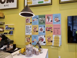 Inside at Om Juice Bar in New York City