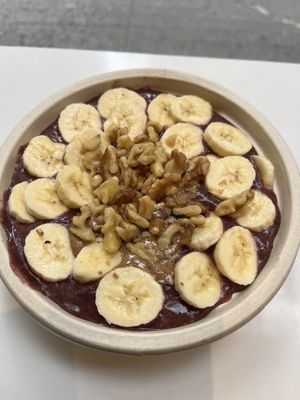 Absolutely nuts bowl  at Om Juice Bar in New York City