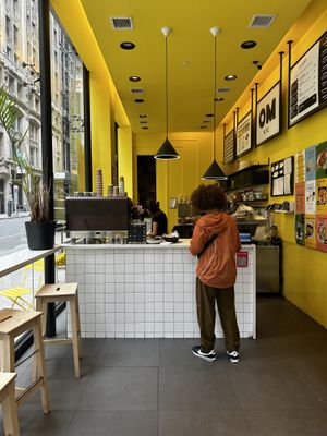 Inside  at Om Juice Bar in New York City