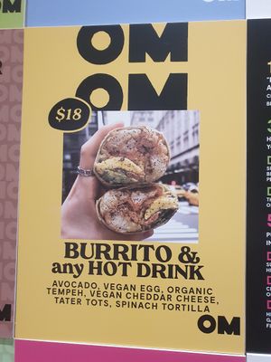  at Om Juice Bar in New York City