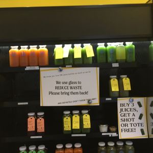 Juices at Om at Om Juice Bar in New York City