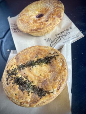 Mixed berry and Vegetable   at Peaked Pies in Whistler