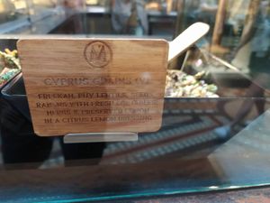 Cyprus salad at Metropole QVB in Sydney