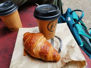 קורסאון ריבה וקפוצ׳ינו סויה at Metropole QVB in Sydney