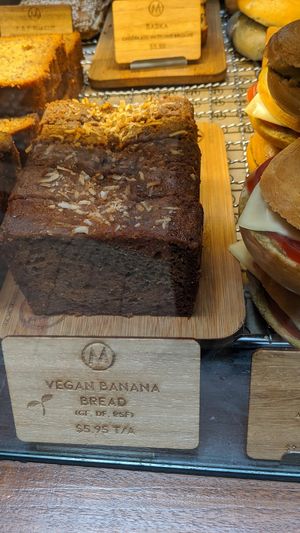 Banana bread at Metropole QVB in Sydney