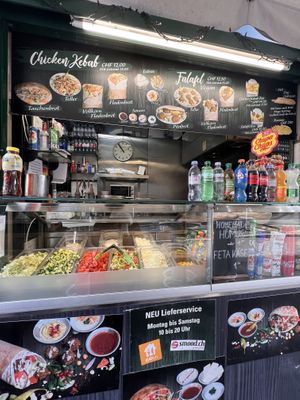 vegan options  at Sesam Falafelbar in Zurich