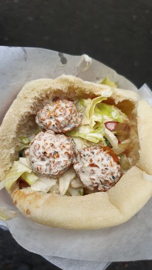 Falafel Pita at Sesam Falafelbar in Zurich