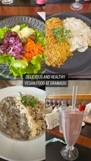 Meu insta - @drarthursantos - médico especialista em pacientes veganos e vegetarianos  at Seven Gourmet in Gramado