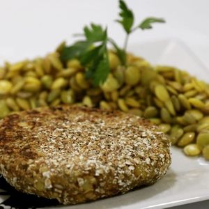  Lentil burger at Seven Gourmet in Gramado