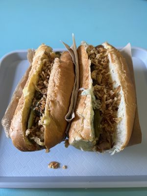 Krust and chilli hotdogs  at FREDO in Leipzig