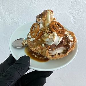 pretzel caramel cup at FREDO in Leipzig