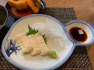 vegan menu at Busuitei in Hida