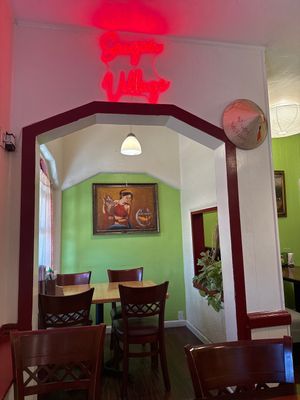 Interior of restaurant  at Saigon Village in San Rafael