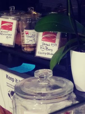 Vegan fig bars (I hear they're the owner's favorite) at Pane d'Amore in Port Townsend