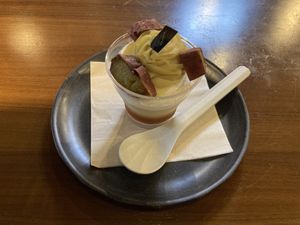 Sweet potato pudding  at Very Veggy-SALAD WORKS- in Fujisawa