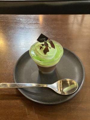 Mint chocolate pudding - limited edition  at Very Veggy-SALAD WORKS- in Fujisawa