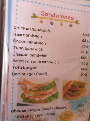 They have a tofu burger! at DD Hut in Koh Tao