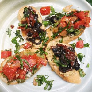 Vegan Bruschetta  at Galeria in Hanoi