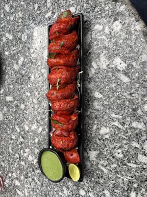 Tandoor momo  at Utpala Café in Kathmandu