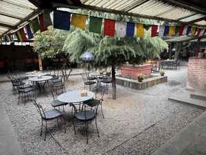 Internal Court  at Utpala Café in Kathmandu