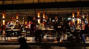 Night View of Utpala at Utpala Café in Kathmandu