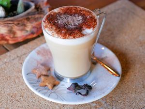 That coffee  at Biorgânico in Quarteira