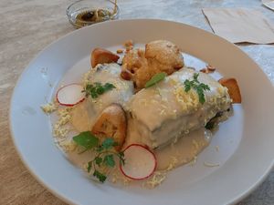 dont remember the name but the lion's mane mushroom was great at Food Does Matter 푸드더즈매터 in Seoul