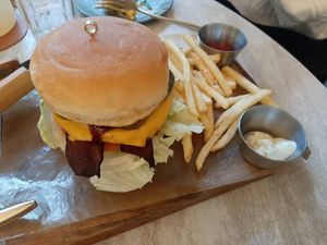 burger at Food Does Matter 푸드더즈매터 in Seoul