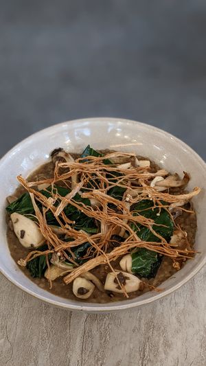 Mushroom Barley Risotto at Food Does Matter 푸드더즈매터 in Seoul