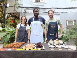 Tasting of canelles, vegan brownies and vegan ricotta at Tartine Saigon - Binh Thanh in Ho Chi Minh City