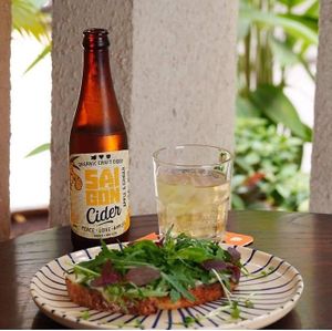 Saigon cider served here at Tartine Saigon - Binh Thanh in Ho Chi Minh City