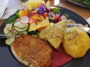 Wilk Syty best vegan restaurant in Wroclaw at Nourishing Storm Studio & Cafe in Hatboro