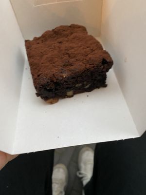Zucchini brownie  at A La Tarte in The Hague