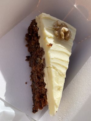 Vegan carrot cake   at A La Tarte in The Hague