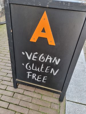 Street sign at A La Tarte in The Hague