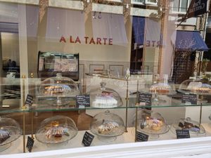 Window at A La Tarte in The Hague