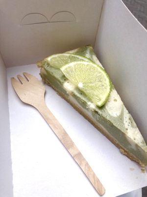 Lime taste was nice instead of lemon  at A La Tarte in The Hague