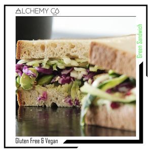 Vegan + Gluten Free Green Goddess Sandwich  at Enso Vegan Lifestyle Bar in Limassol