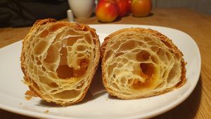 Apricot Cornetto (vegan) at Caffe Spettacolo - Wiedikon in Zurich