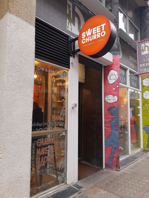 Outside at Sweet Churro in Dublin