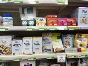 Vegan baking section   at Sam Coco Trading in Annerley