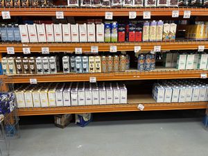 Vegan milks   at Sam Coco Trading in Annerley