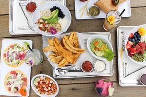 Assortment of Vegan Options at Toluca in Dallas