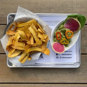 Plantains & Guacamole at Toluca in Dallas