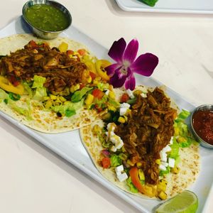 Life changing vegan Barbacoa 😋  at Toluca in Dallas