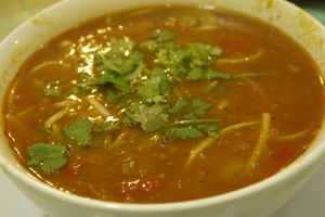 Yummy Tomato Noodles at Shiang Hai Vegetarian's Restaurant in Petaling Jaya